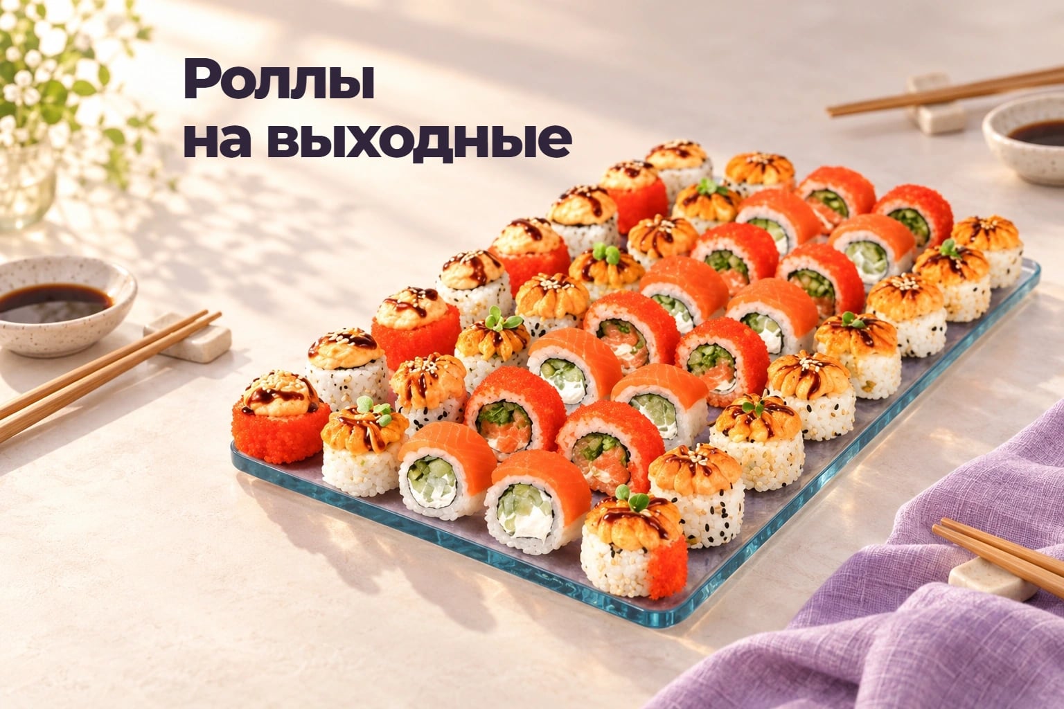 Роллы в выходные
